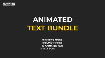 دانلود تایتل آماده پریمیر Animated Text Bundle
