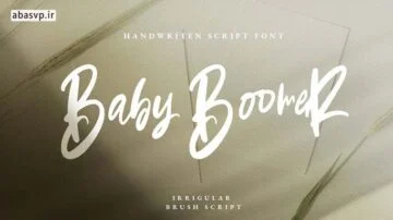 دانلود فونت انگلیسی Baby Boomer