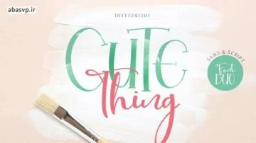 فونت انگلیسی فانتزی Cute Thing Font Duo