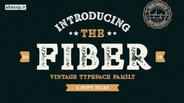 دانلود فونت گرافیکی انگلیسی Vintage Serif