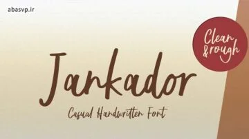 دانلود فونت دستنویس انگلیسی Jankador Script