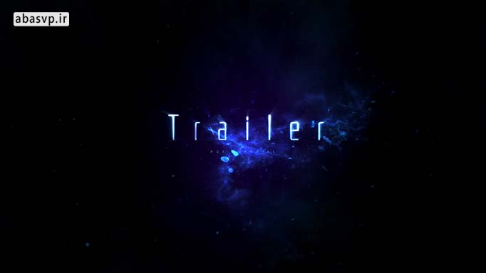 پروژه آماده متنی افتر افکت Plasma Trailer