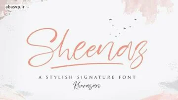 دانلود فونت دستنویس انگلیسی Sheenaz Script