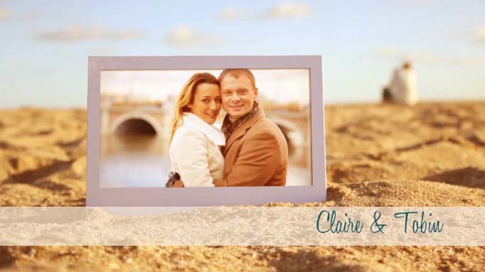 پروژه گالری عکس افتر افکت Sunny Beach Photo