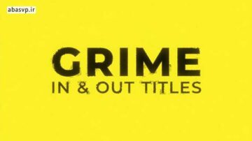 دانلود پروژه آماده افتر افکت Grime In Out Titles