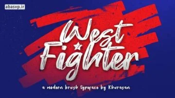 دانلود فونت انگلیسی گرافیکی West Fighter