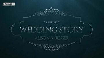 پروژه عروسی آماده افتر افکت Silver Wedding Titles