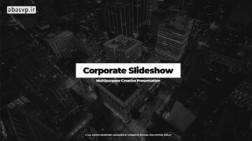پروژه معرفی شرکت افتر افکت Corporate Slideshow