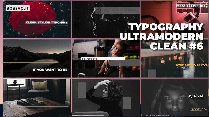 پروژه آماده پریمیر Typography Ultramodern