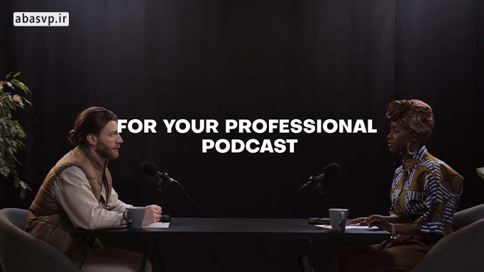پروژه آماده اکولایزر پریمیر Podcast Audio Visualization