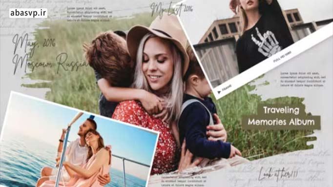 پروژه آماده افترافکت اسلایدشو خاطرات Photo Memories
