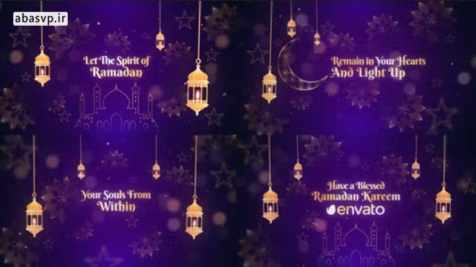 پروژه آماده افترافکت ماه رمضان Ramadan Wishes