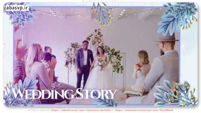پروژه آماده افترافکت استوری تصاویر عروسی Wedding Story