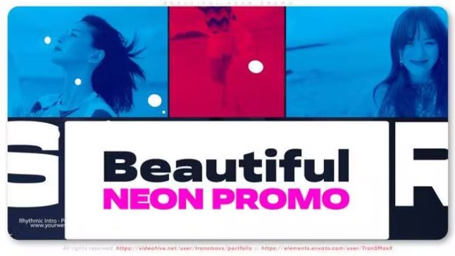 دانلود پروژه آماده افتر افکت Beautiful Neon