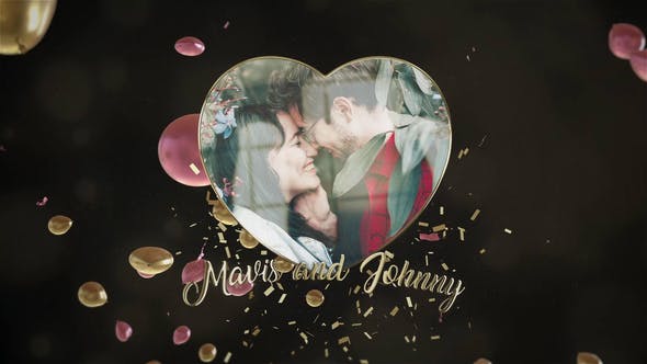 پروژه آماده افتر افکت Valentines Day
