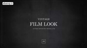 دانلود پروژه افترافکت Vintage Film Look Template in 4K