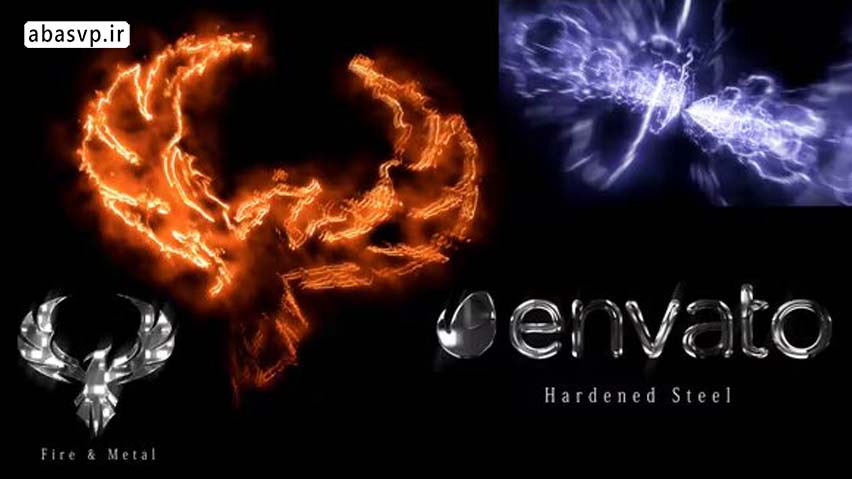 دانلود پروژه افترافکت Fire And Metal Logo