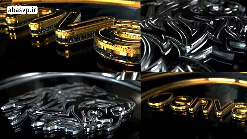 دانلود پروژه And Silver Glossy Logo
