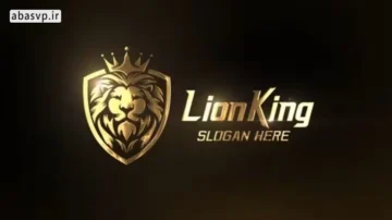 لوگوموشن طلایی افترافکت Shine Gold Logo
