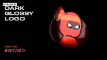 پروژه لوگوموشن تم دارک افترافکت Dark Glossy Logo