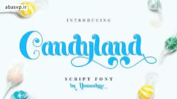 فونت انگلیسی گرافیکی Candyland