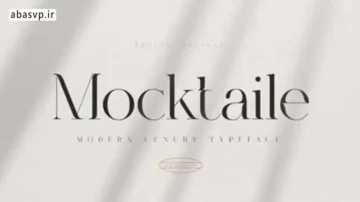 دانلود فونت انگلیسی MocktaileTypeface