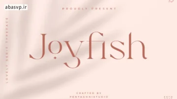 فونت انگلیسی جذاب Joyfish