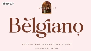 دانلود فونت انگلیسی Belgiano Serif 2 کلاسیک