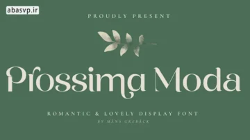 فونت انگلیسی Prossima Moda کلاسیک