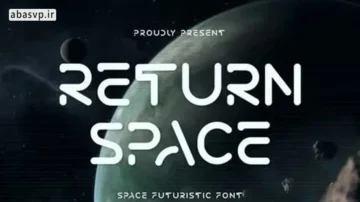 فونت کلاسیک Return Space انگلیسی