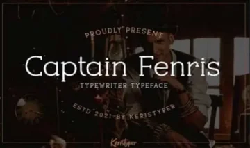 فونت فانتزی انگلیسی Captain Fenris