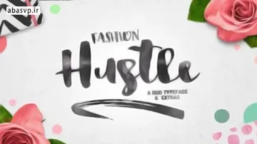 دانلود فونت گرافیکی فانتزی Fashion Hustle