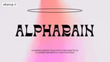 دانلود فونت گرافیکی Alpharain