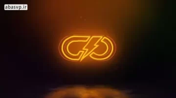 لوگوموشن نئونی افترافکت Neon Glitch Logo