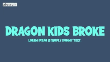 دانلود فونت انگلیسی Dragon Kids