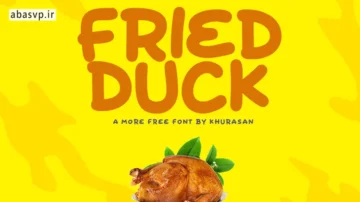 دانلود فونت انگلیسی Fried Duck