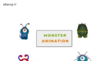 دانلود پروژه موشن گرافیک Cartoon Monster