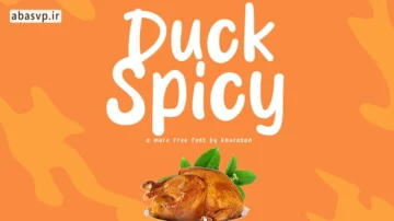 دانلود فونت انگلیسی Duck Spicy