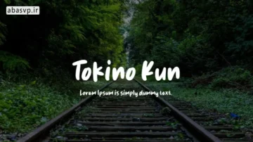 دانلود فونت انگلیسی Tokino Kun