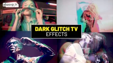 پروژه آماده لوگو ویدئویی Dark Glitch