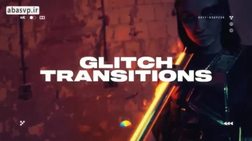 دانلود ترانزیشن ویدئویی Glitch Transitions