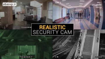 مجموعه 8 افکت دوربین مداربسته Realistic Security Cam
