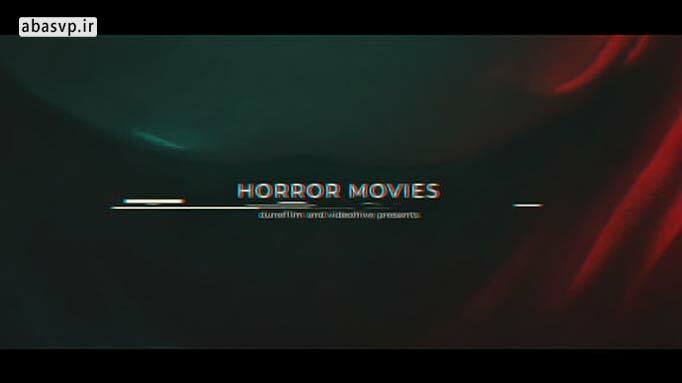 پروژه افترافکت تیتراژ فیلم ترسناک Horror