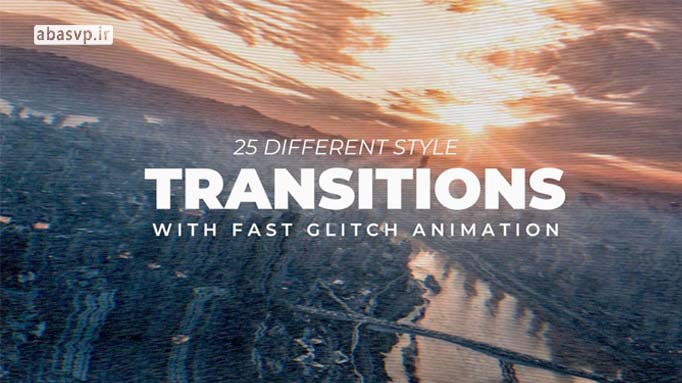 پروژه فاینال کات ترانزیشن افکت نویز Fast Glitch Transitions