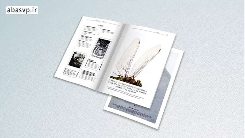 پروژه آماده تبلیغ کتاب Book and Magazine Promo