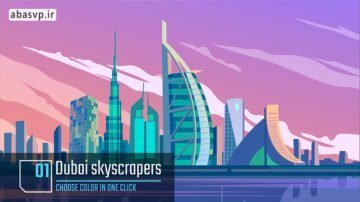 انیمیشن شهرهای جهان world cities animation
