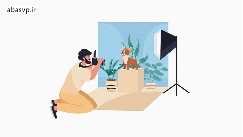 انیمیشن صحنه عکاسان photographers scene