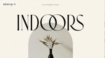 فونت انگلیسی شیک کالیفرنیا california
