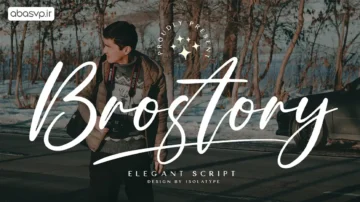 دانلود فونت انگلیسی تحریری Brostory