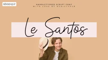 دانلود فونت انگلیسی Le Santos